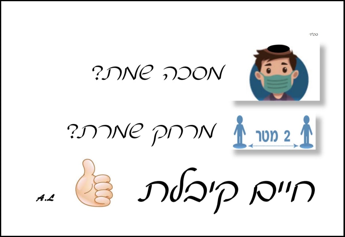 חלק ראשון: הסלוגנים שלכם נגד הקורונה