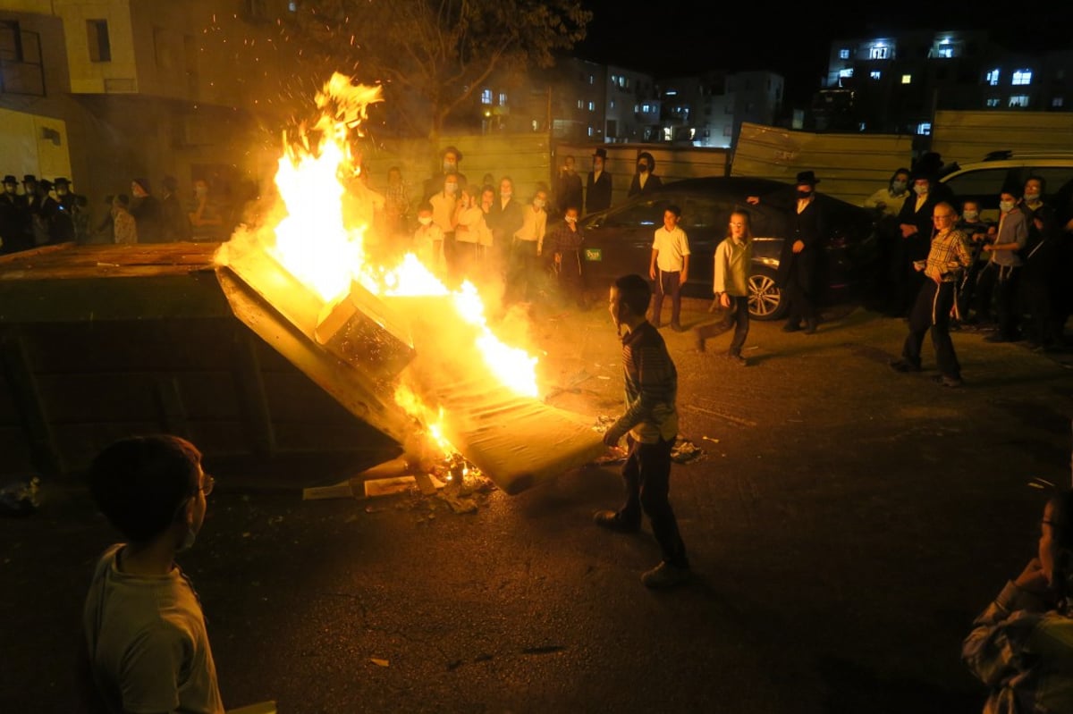 מאות הפגינו בביתר עילית נגד סגירת ת"תים