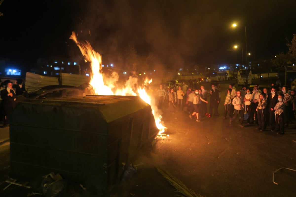 מאות הפגינו בביתר עילית נגד סגירת ת"תים