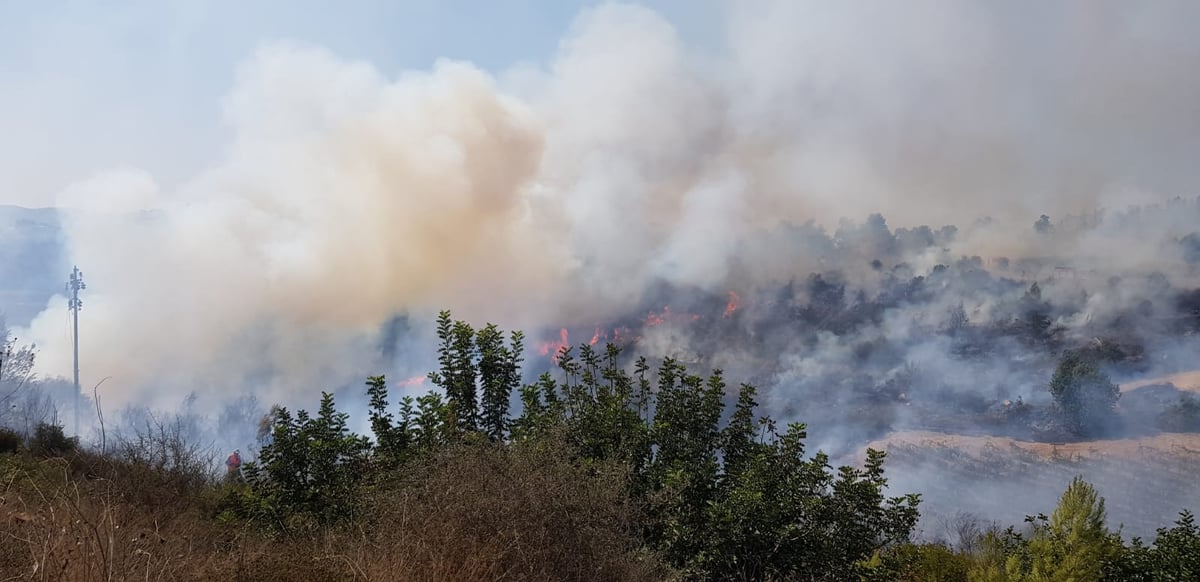 שריפת ענק: 50 תלמידים פונו מבית ספרם