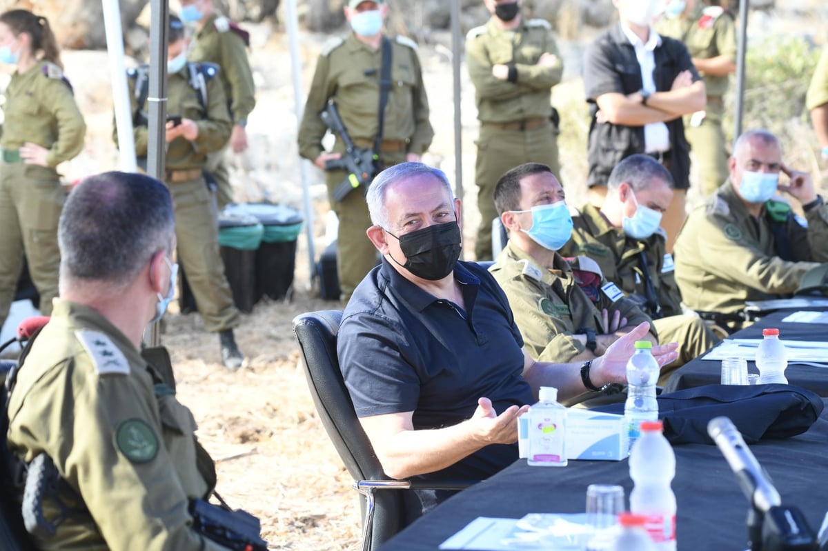 נתניהו ביקר בתרגיל ואיים: "נשמיד כל אויב"