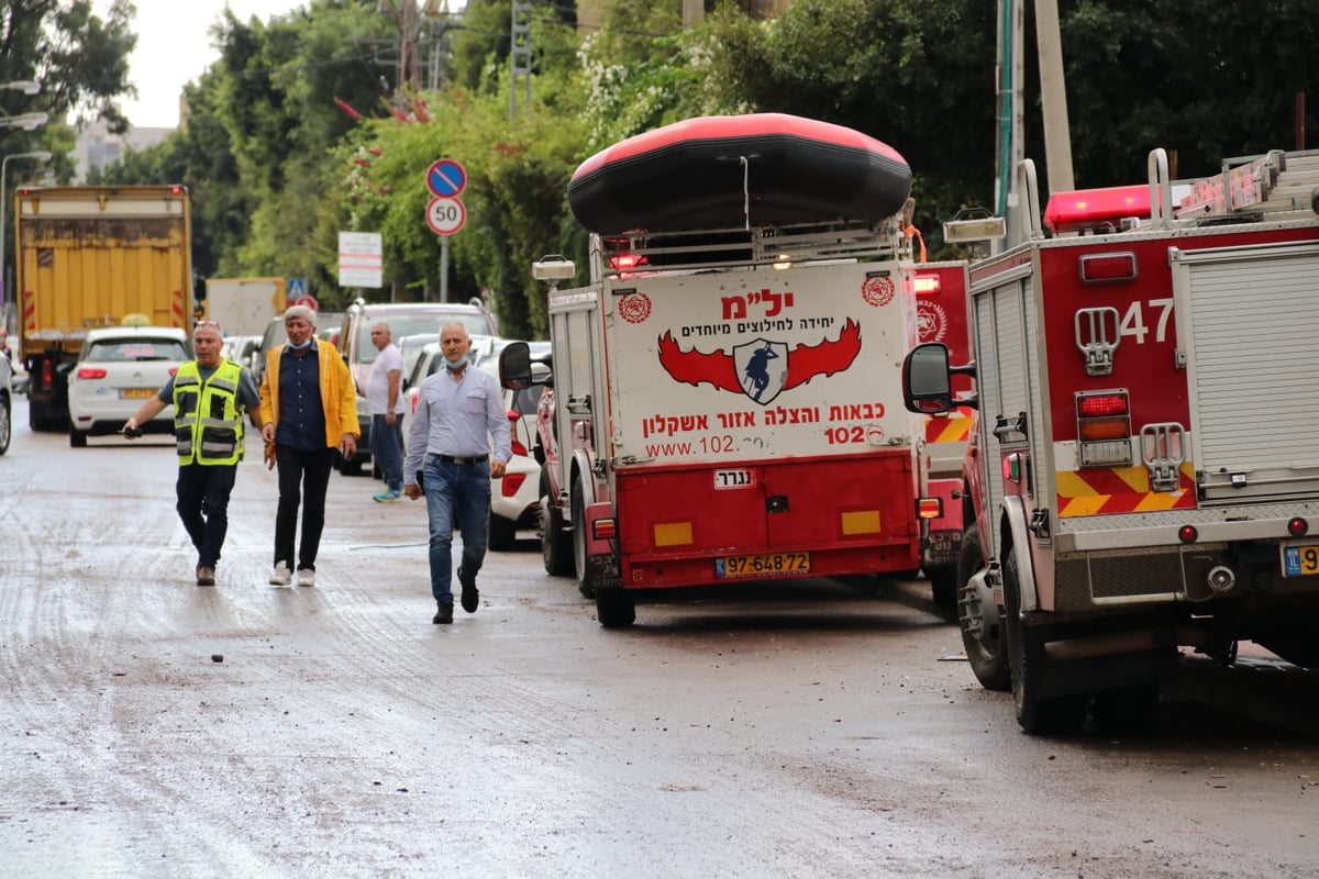 צפו בדרמה: שיטפונות וחילוצים ברחבי הארץ