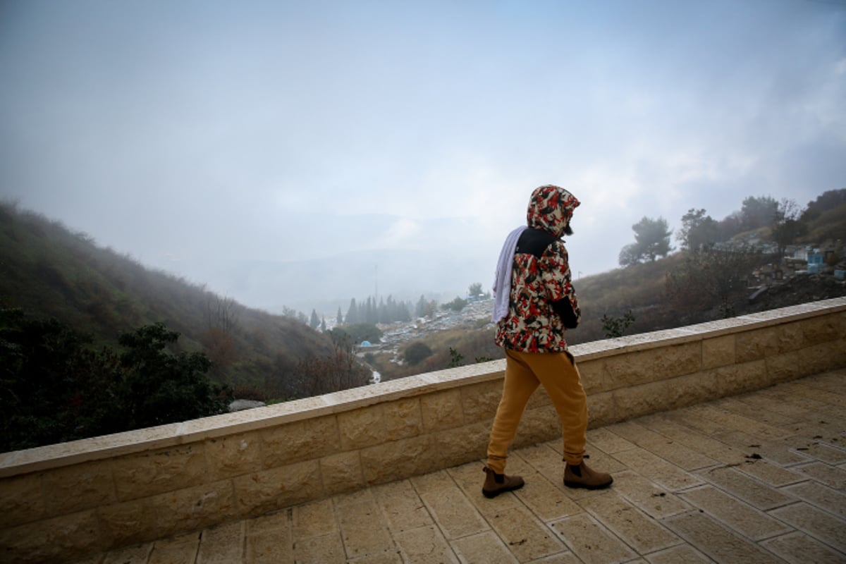 תיעוד רטוב: גשמי הברכה בעיר הקודש צפת