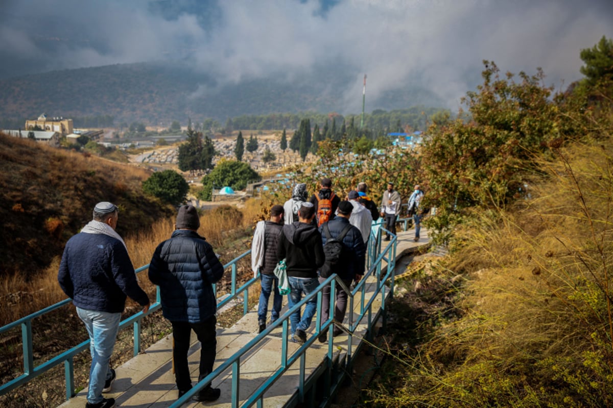 תיעוד רטוב: גשמי הברכה בעיר הקודש צפת