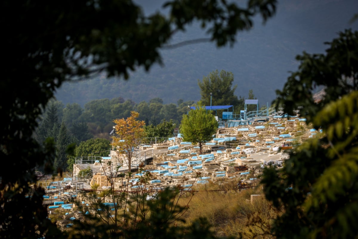 תיעוד רטוב: גשמי הברכה בעיר הקודש צפת