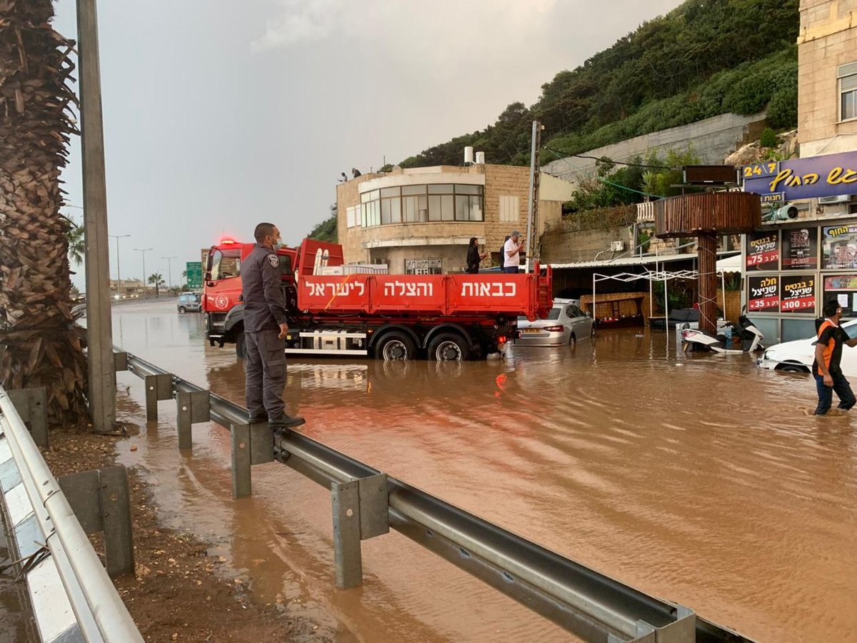 גשמי הברכה בשבת: הצפות ברחבי הארץ