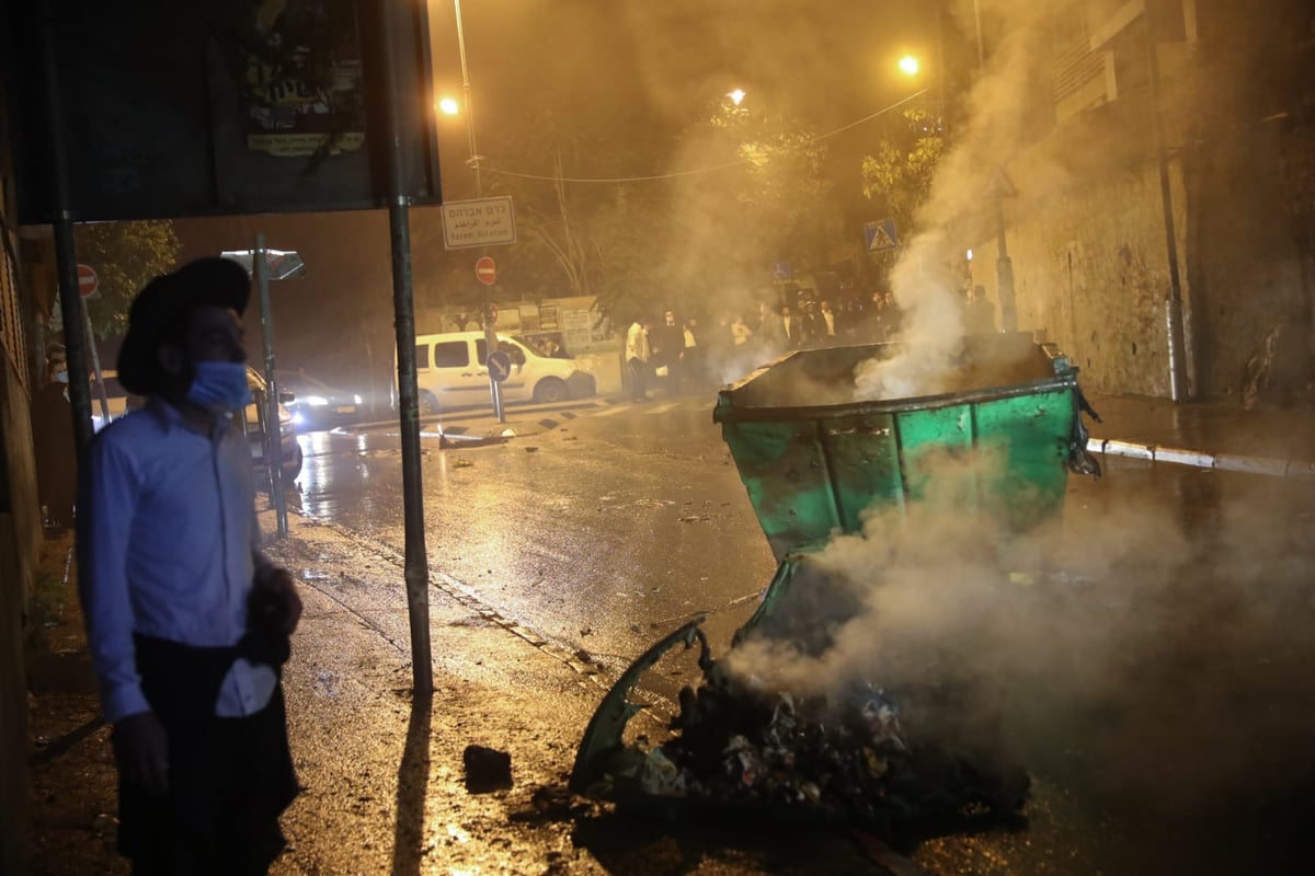 הקרב על הרכבת הקלה: לילה של הפגנות ועימותים בבירה