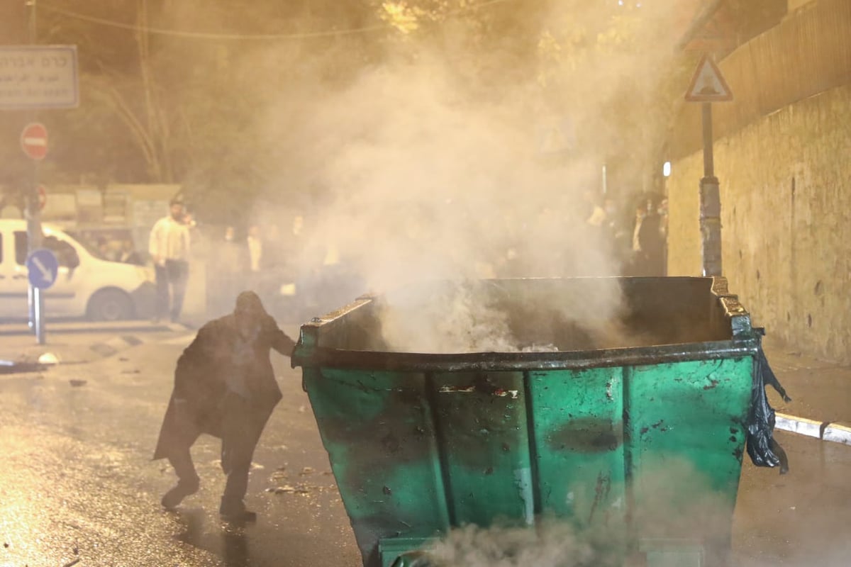 הקרב על הרכבת הקלה: לילה של הפגנות ועימותים בבירה