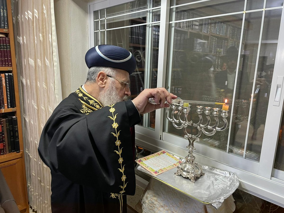 תיעוד: הראשון לציון בהדלקת נר ראשון