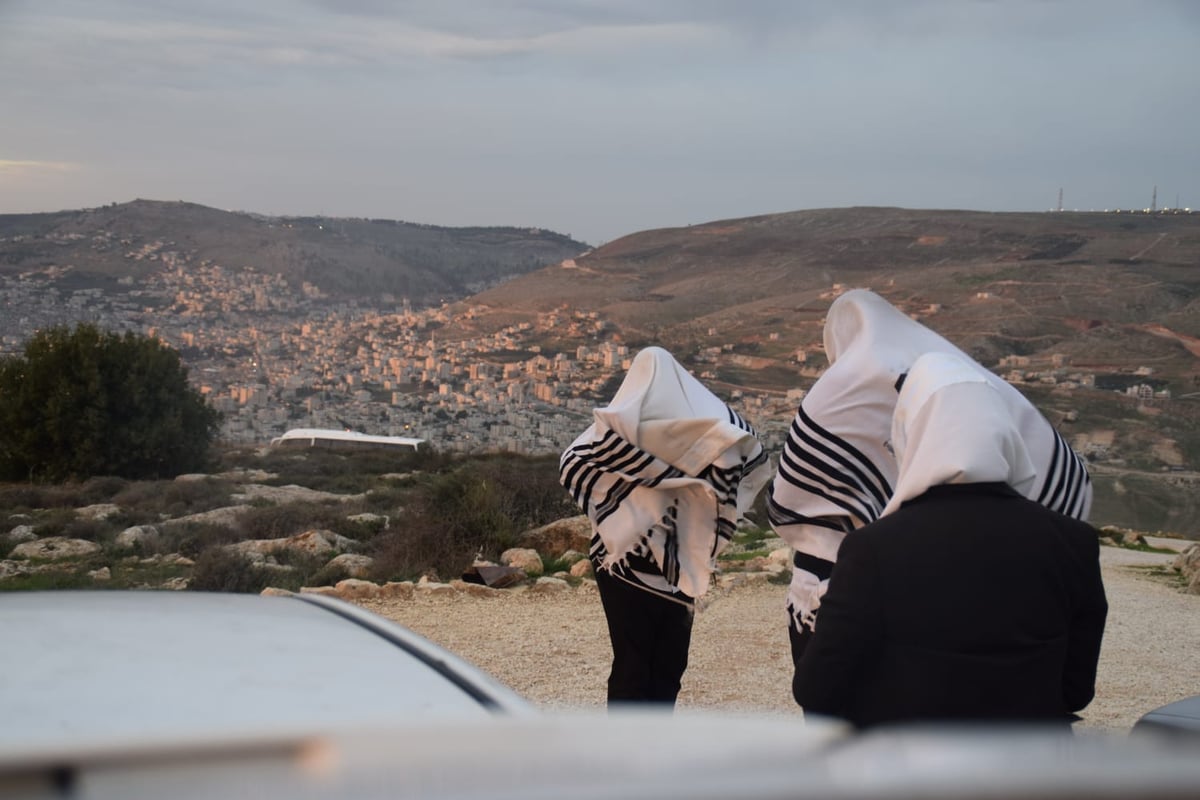 אברכים חקרו את המזבח שבנה יהושע בן נון