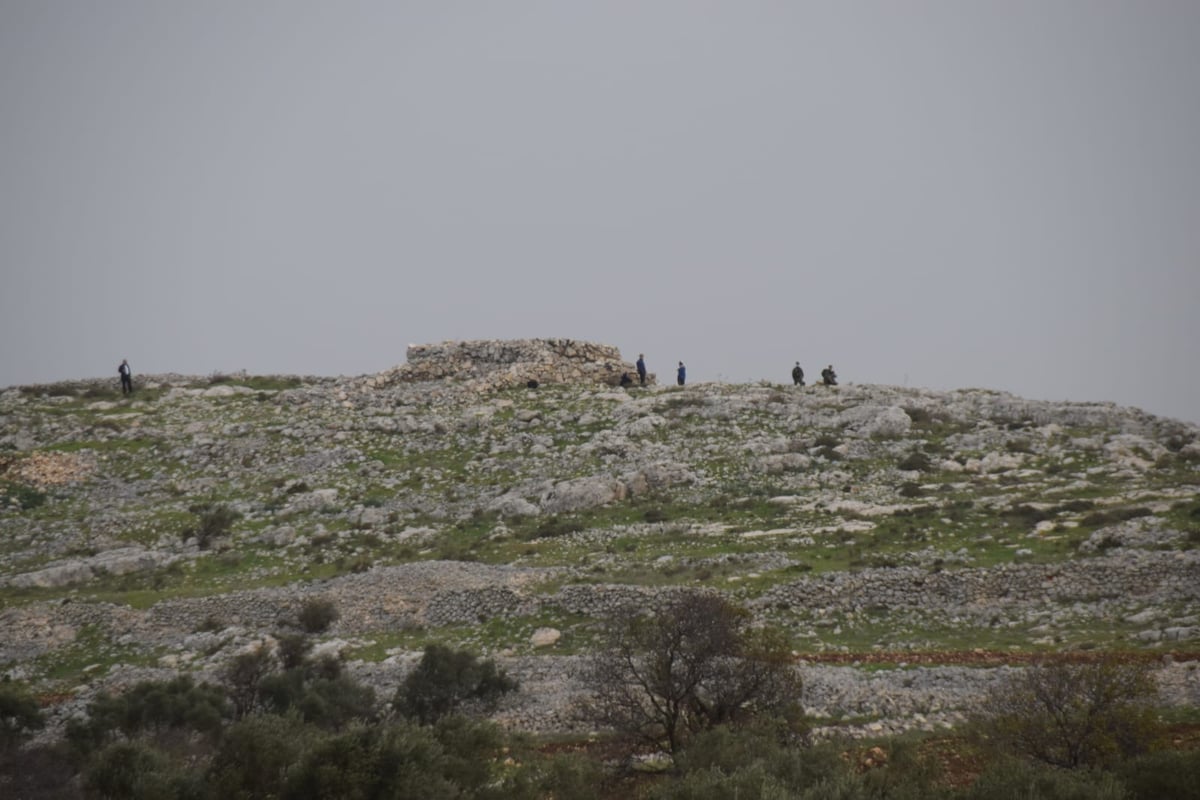 אברכים חקרו את המזבח שבנה יהושע בן נון