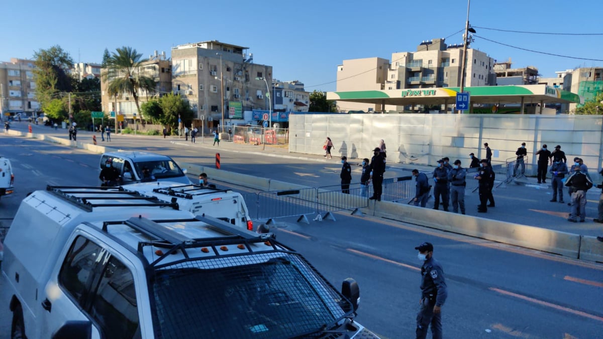 'הפלג' מוחה על מעצר עריק; המשטרה חסמה את הכניסות לבני ברק