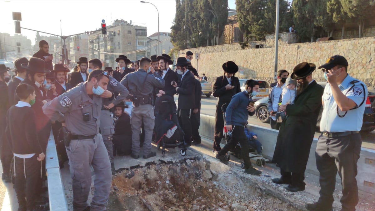 אחרי תחילת החפירות: ההפגנות התחדשו