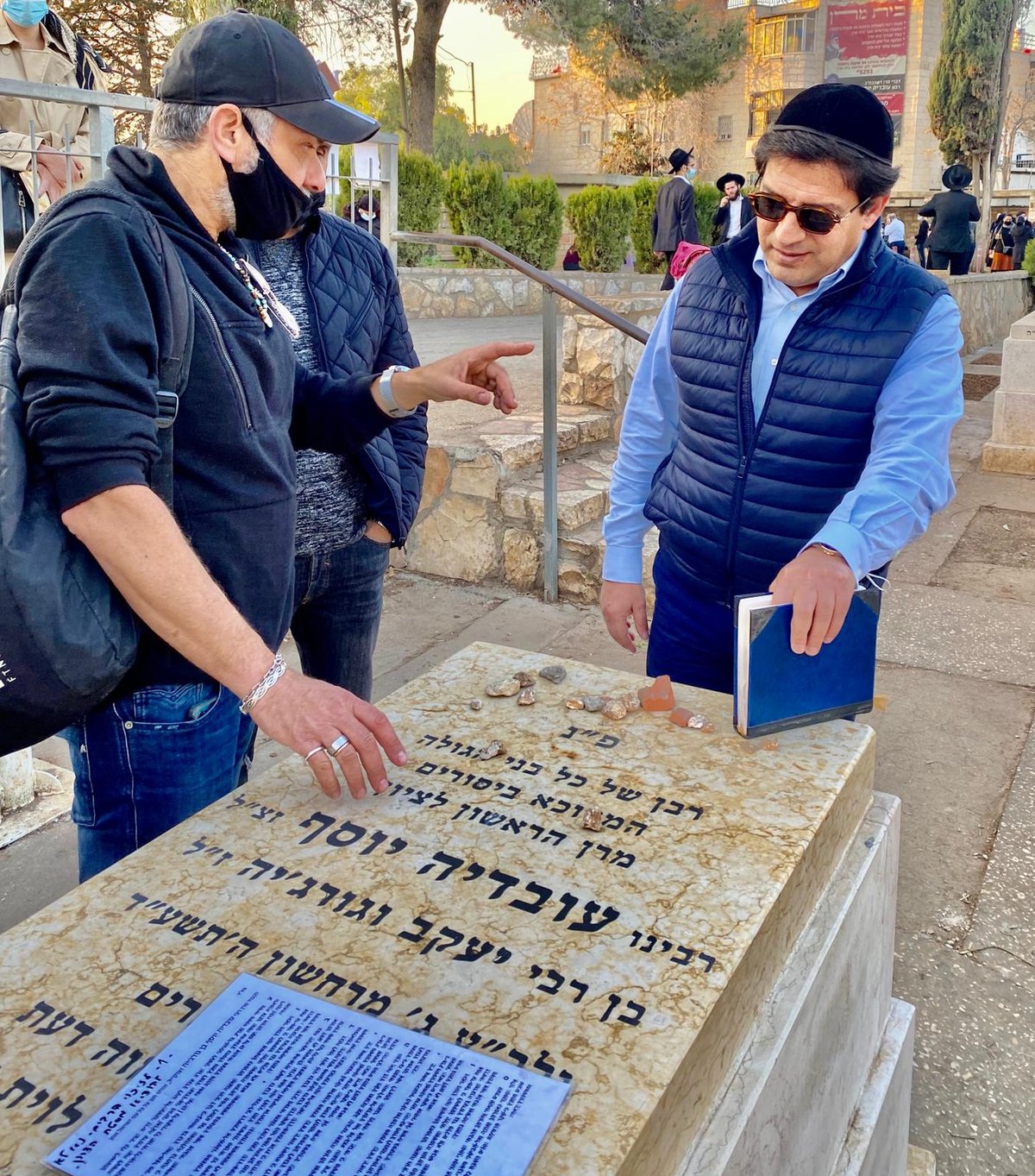 השחקן שחזר בתשובה התפלל בציון של מרן