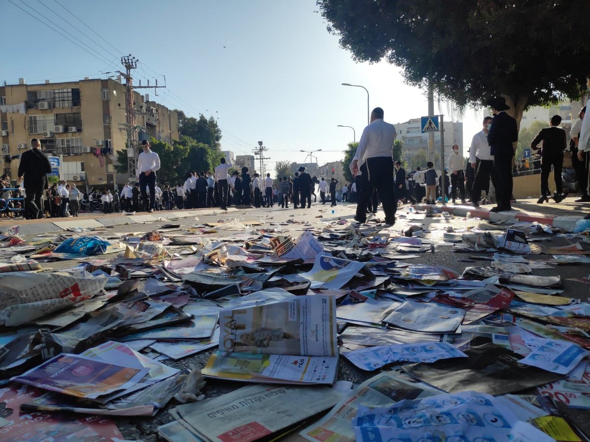 זעם: אנשי הפלג התפרעו; הרב שניסה להרגיע - נעצר בכוח