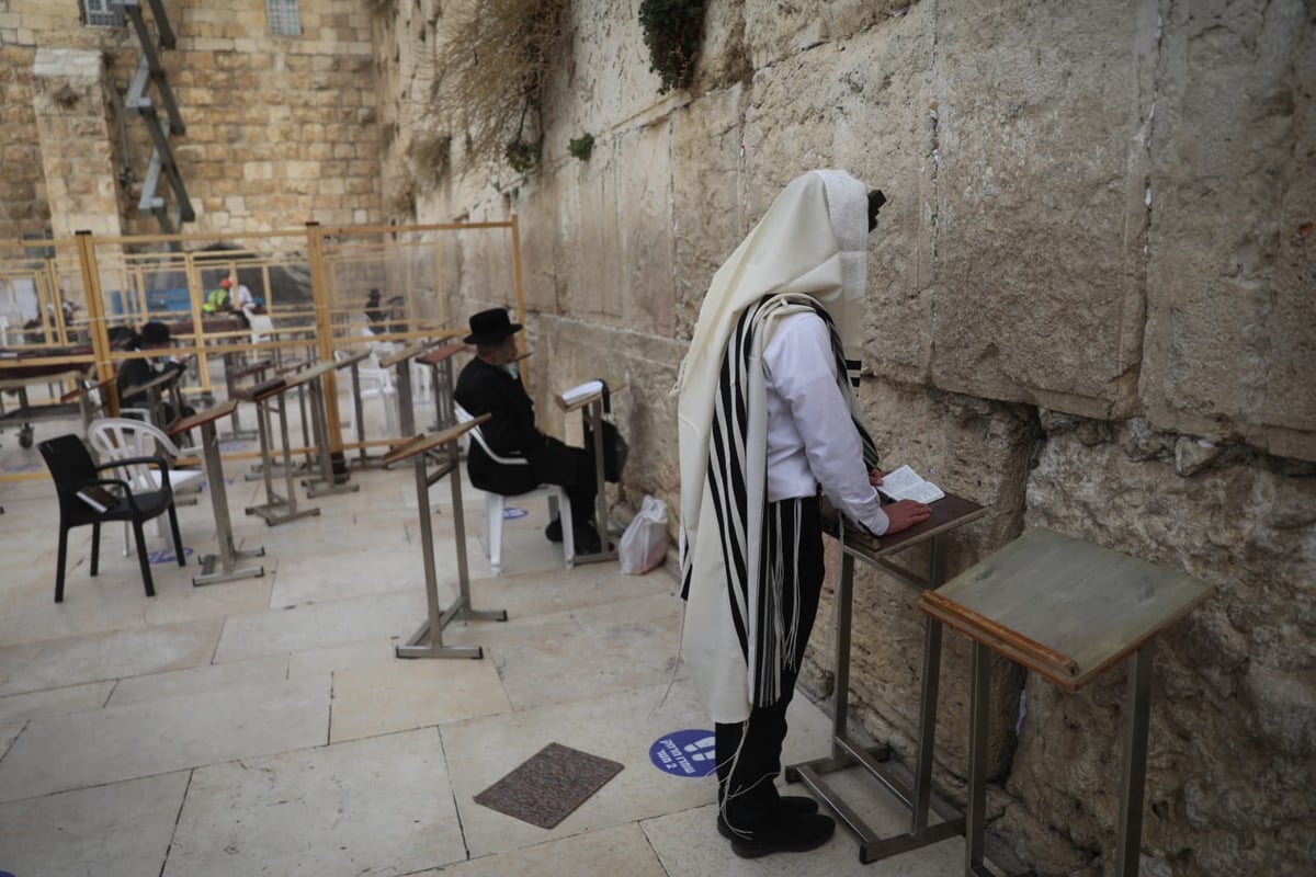 הכותל המערבי והדרכים המובילות - ריקות