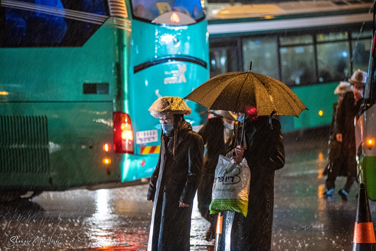 תיעוד מרענן: רחובות ירושלים בגשם הסוער