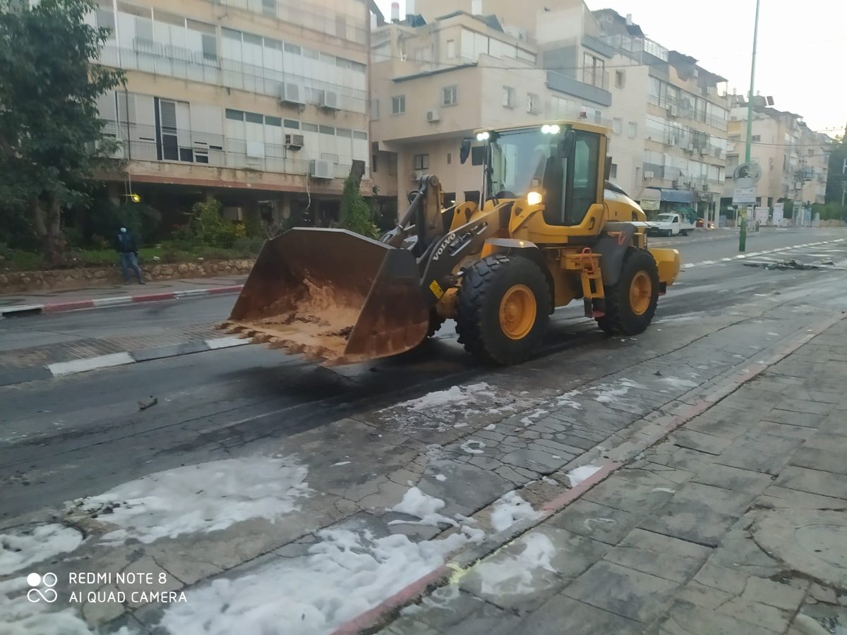 כך הוחזר הרחוב הבני ברקי לשגרה; תיעוד