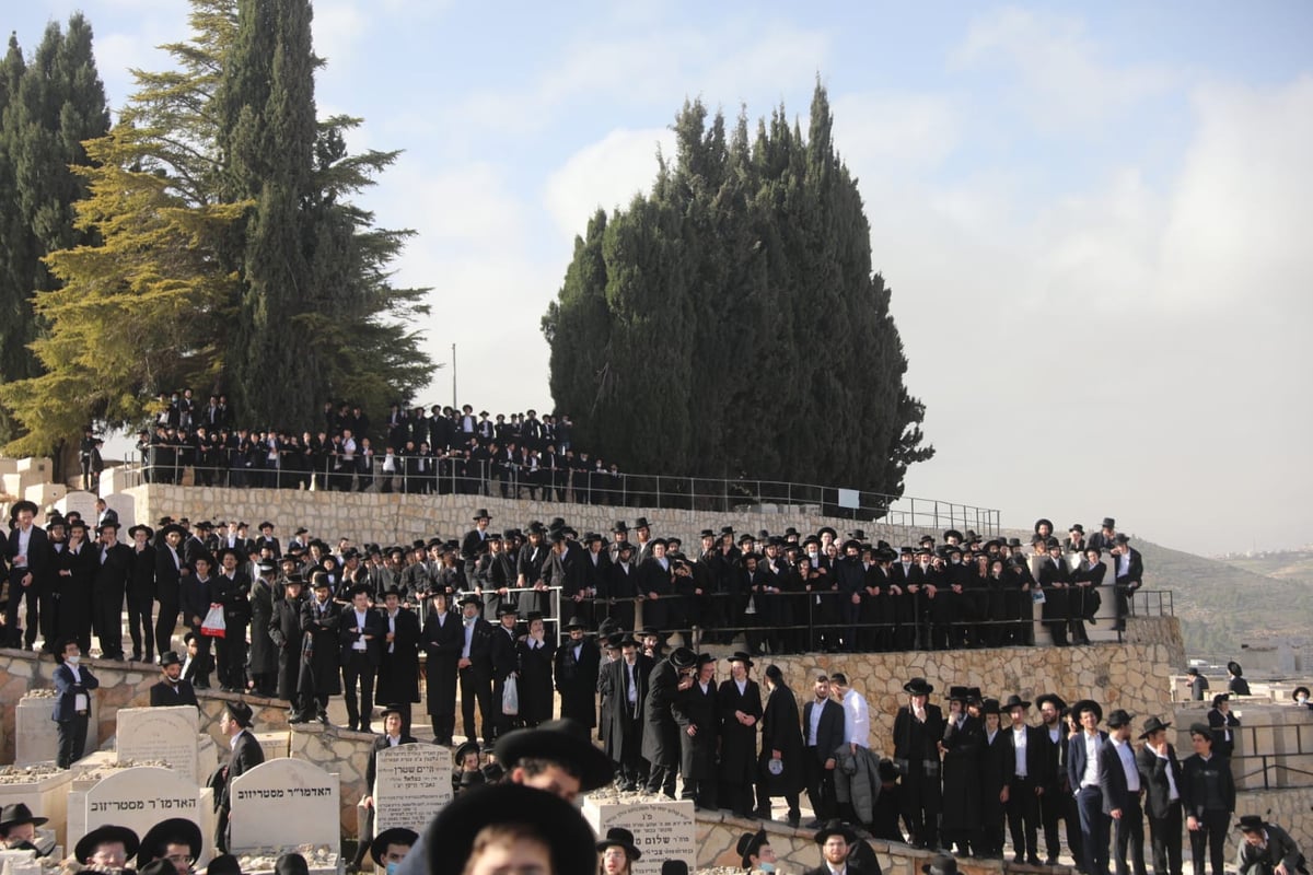 הגרמ"ד סולובייצ'יק זצ"ל נטמן בהר המנוחות