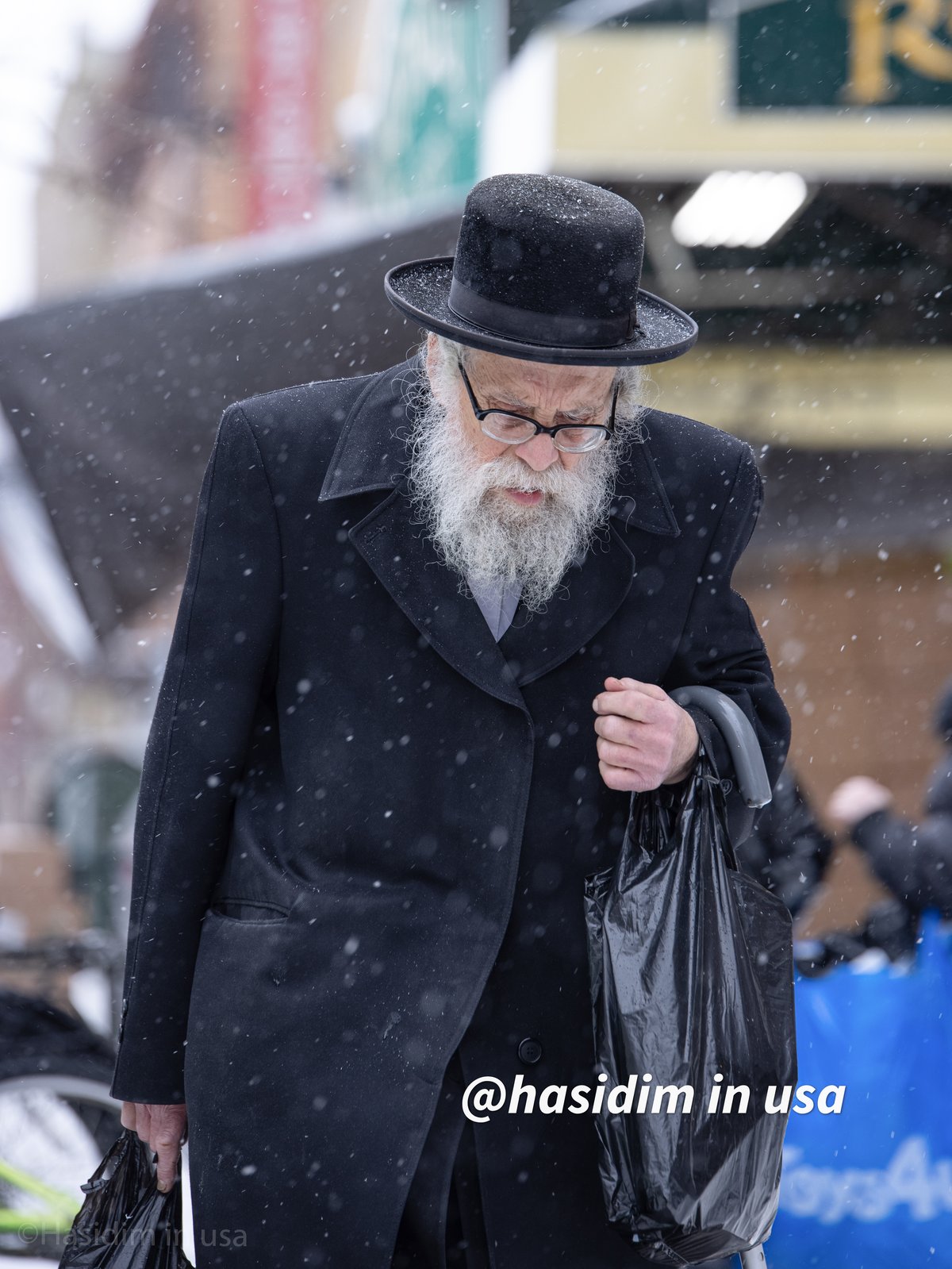 צפו במראה קסום: השכונות החרדיות בשלג