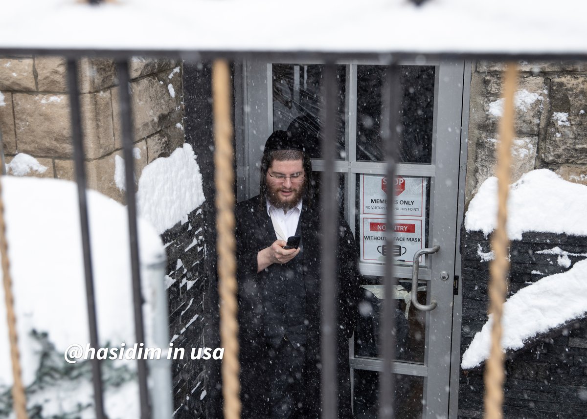 צפו במראה קסום: השכונות החרדיות בשלג