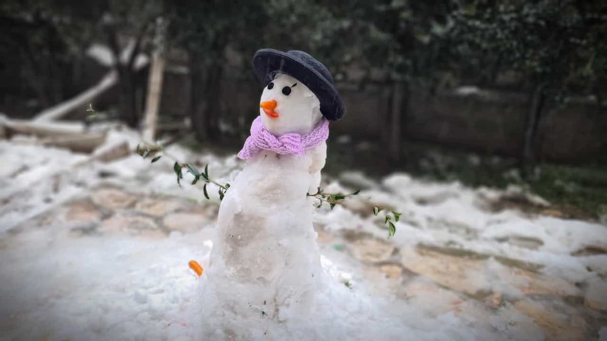 אלו הן בובות השלג של הילדים הירושלמים