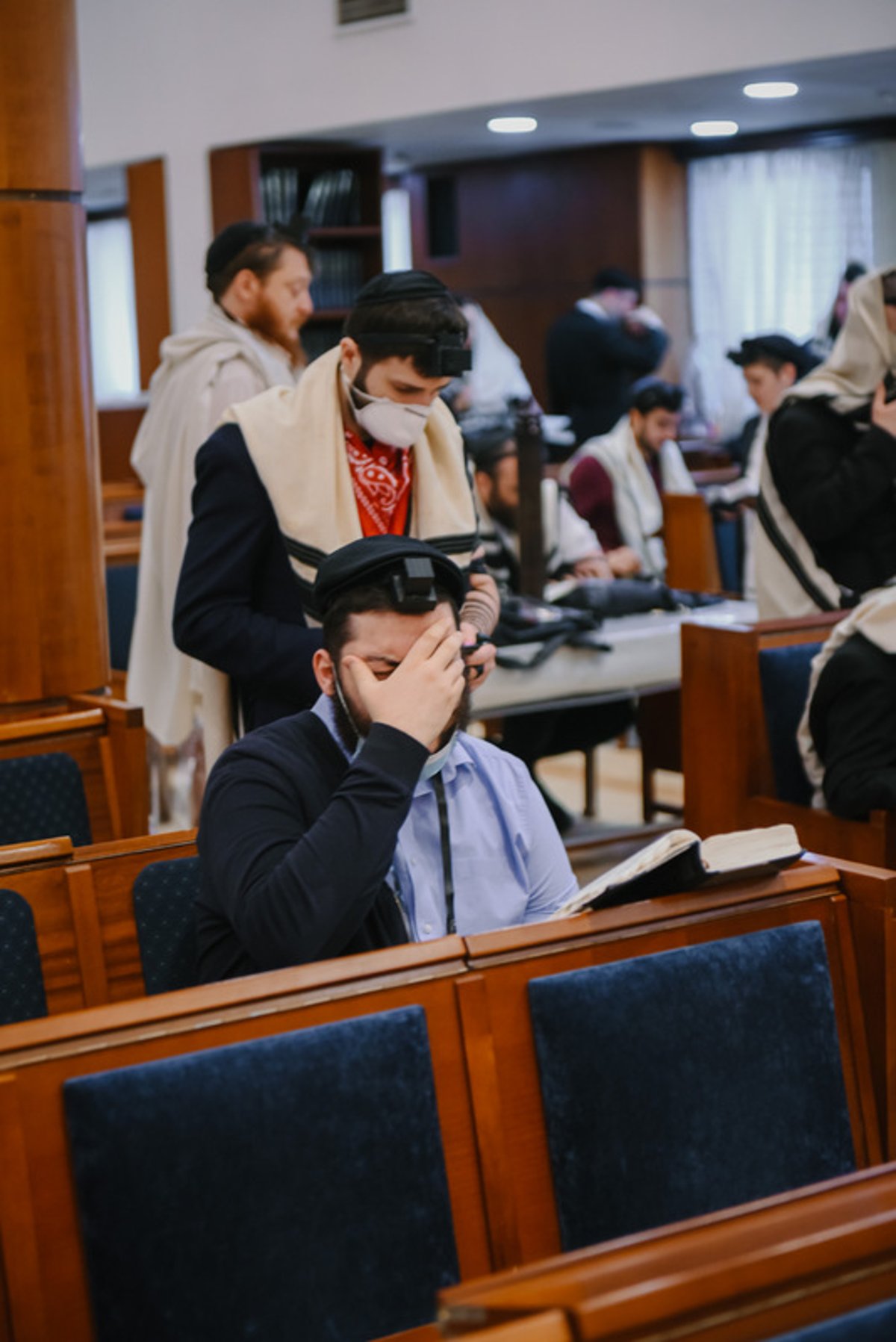 חגיגת פורים בבית הכנסת המרכזי בבירת רוסיה