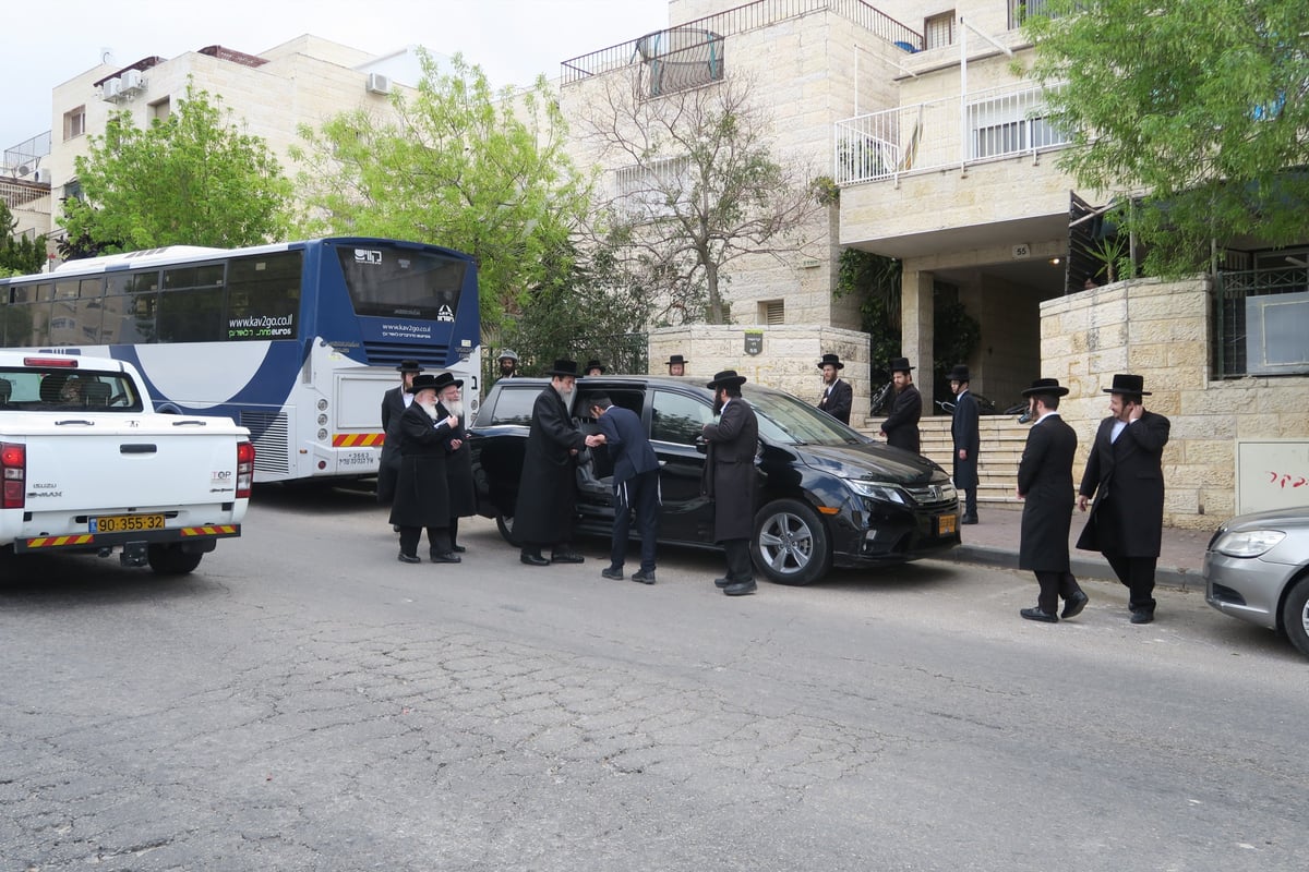 האדמו"ר מבאיאן הגיע לביתר עילית וביקר את רב העיר