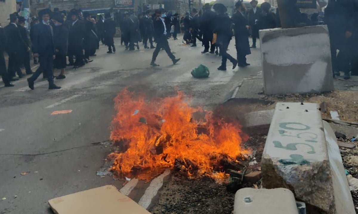 אש ב'בר אילן'. אילוסטרציה