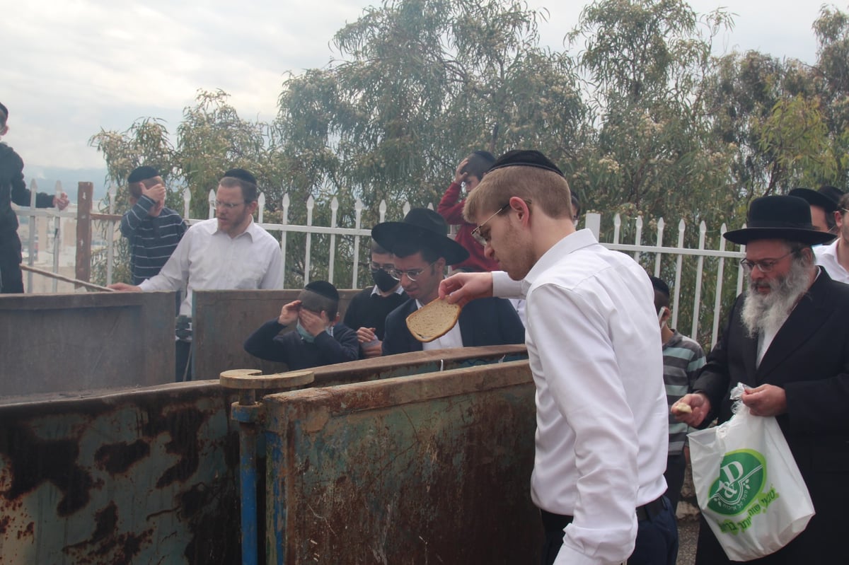 תיעוד נרחב: מודיעין עילית שרפה את החמץ