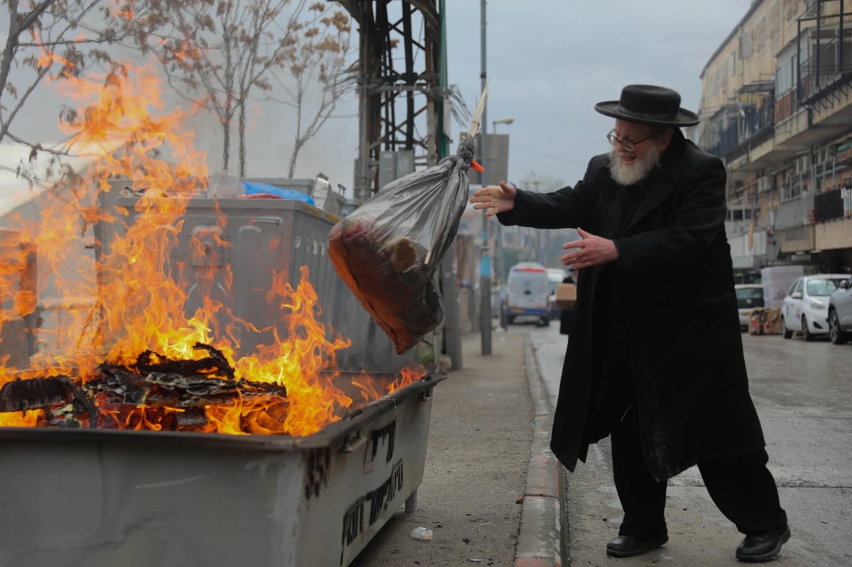 בגשם ובקור הירושלמי: שריפת חמץ תשפ"א