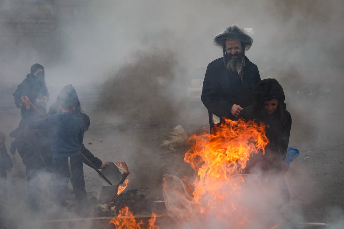 בגשם ובקור הירושלמי: שריפת חמץ תשפ"א