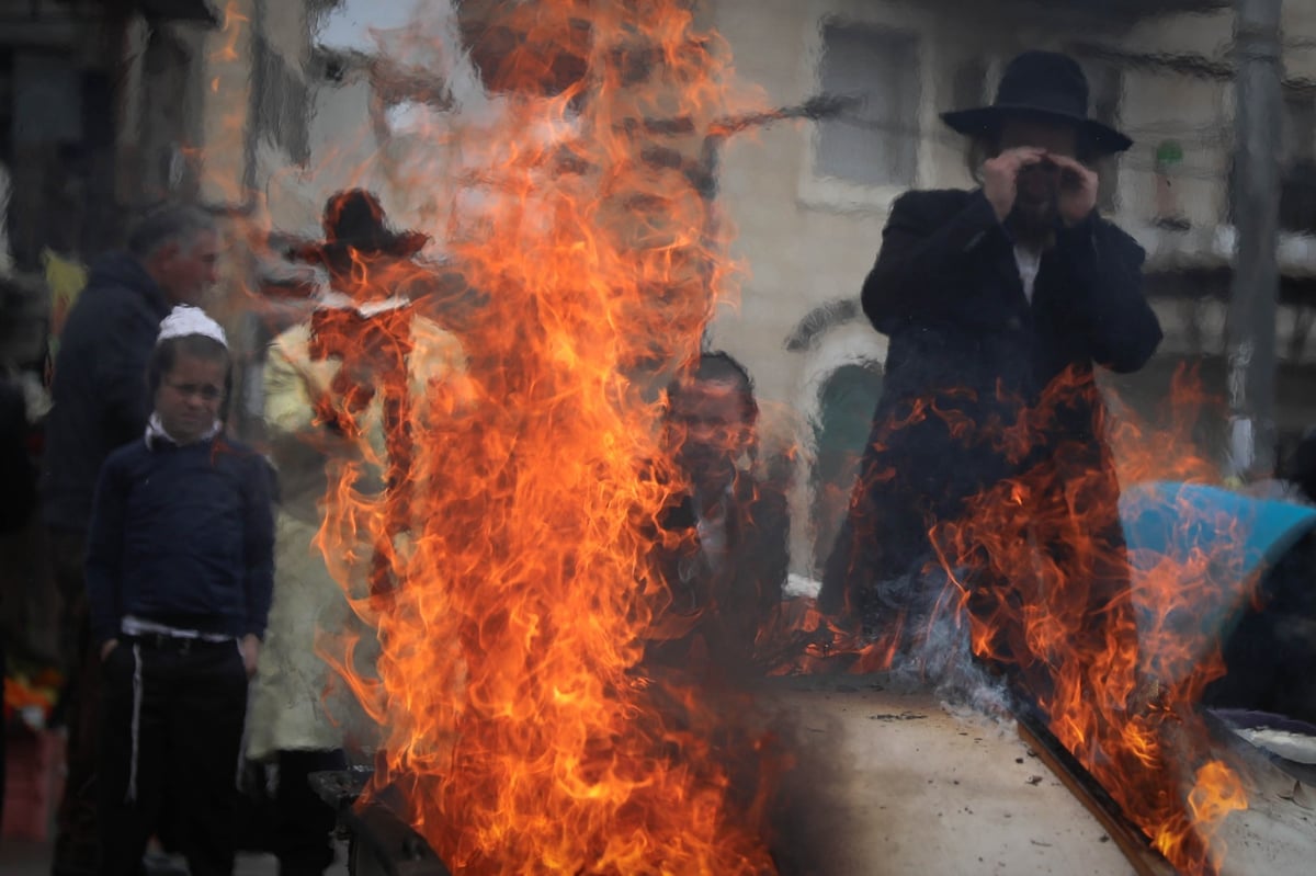 בגשם ובקור הירושלמי: שריפת חמץ תשפ"א