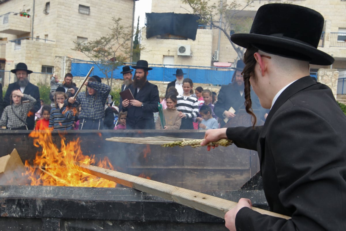 שריפת חמץ בביתר עילית