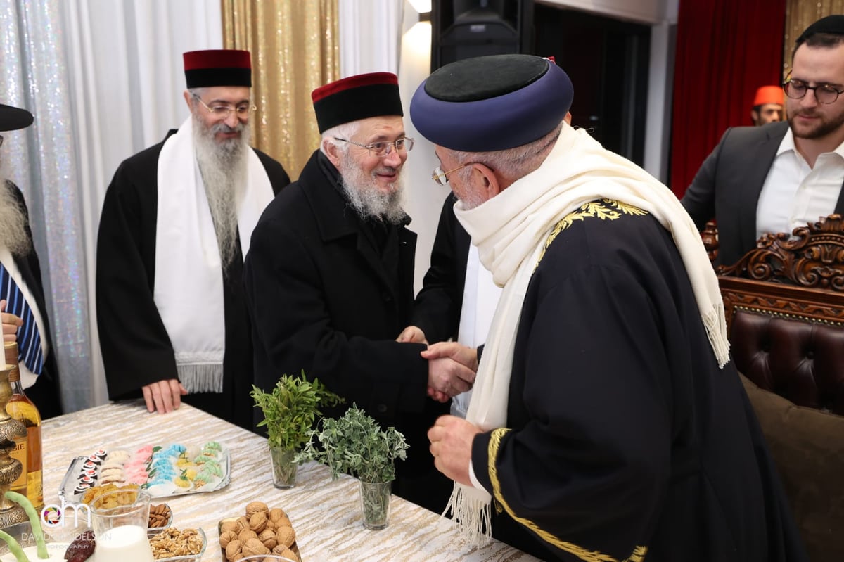 המימונה של הראשון לציון הגר"ש עמאר. צפו