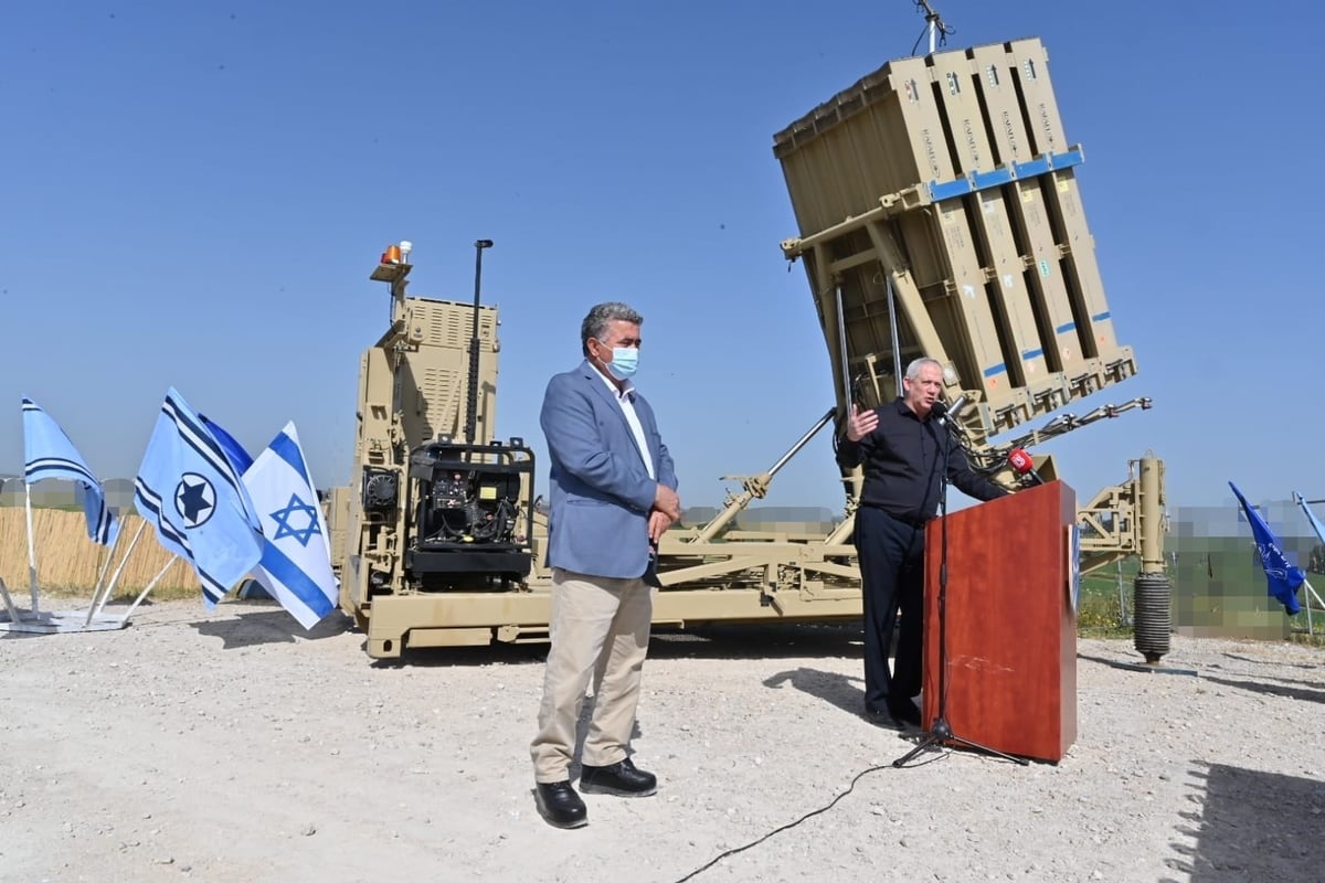 גנץ: 'נערכים מול איומים שאיראן מציבה לנו'