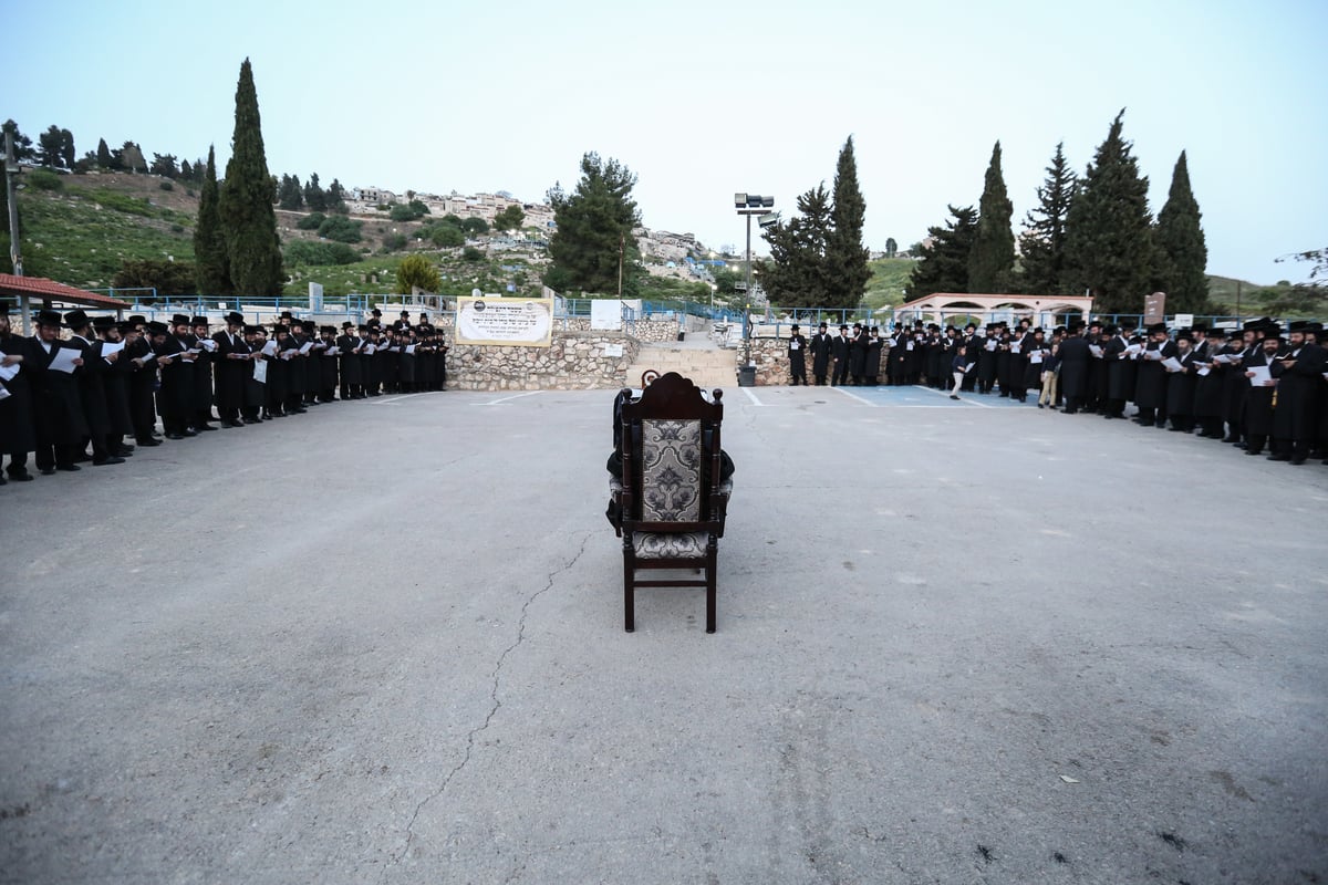 אברכי ויז'ניץ נבחנו על לימודי הוראה והתפללו בצפת