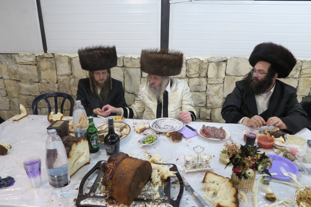 תיעוד: האדמו"ר מראחוב שבת בביתר עילית