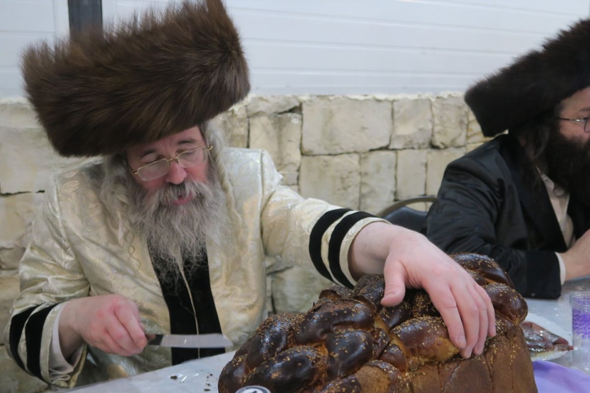 תיעוד: האדמו"ר מראחוב שבת בביתר עילית