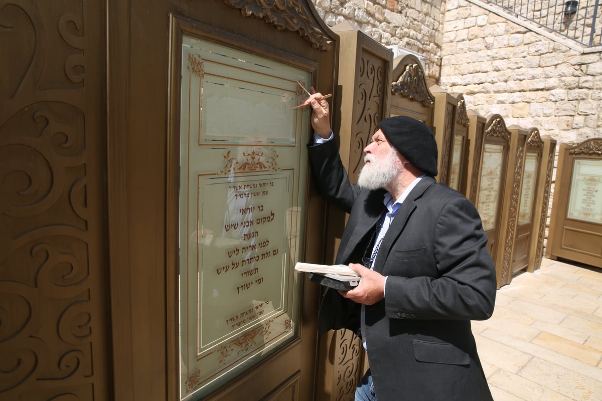 צפו: מחיצת הפרדה חדשה בחצר ציון הרשב"י