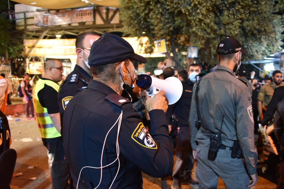 המשטרה מציגה: כך פונה הר מירון; תיעוד