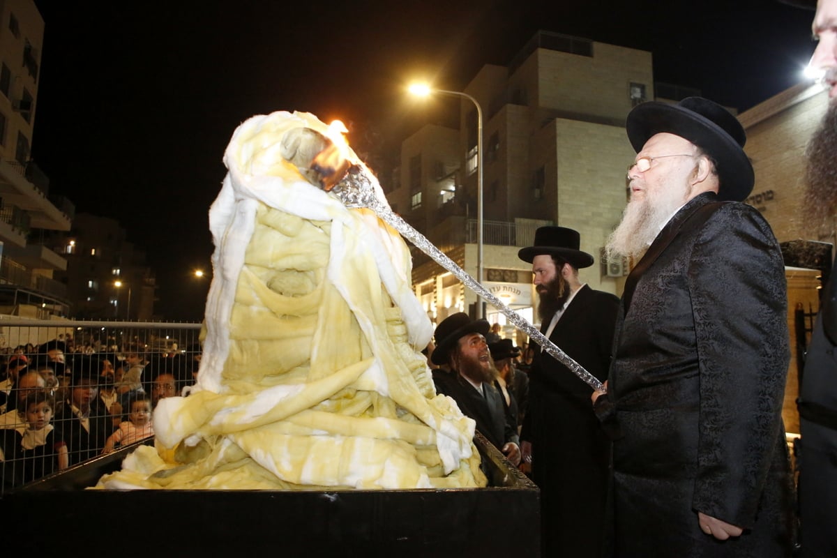 קאמארנא בבית שמש: הרבי קרא 'קוויטלאך' וערך 'טיש'