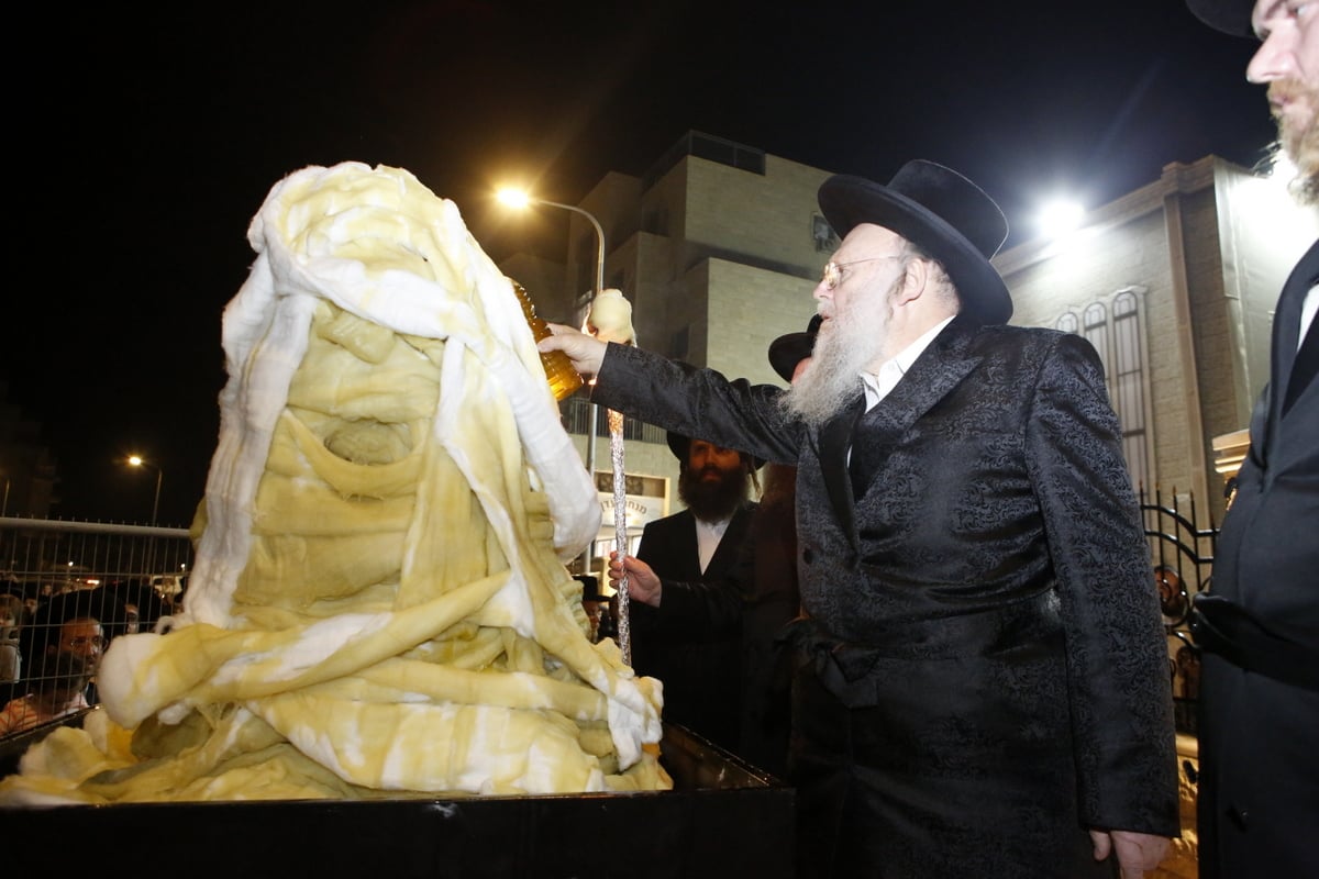 קאמארנא בבית שמש: הרבי קרא 'קוויטלאך' וערך 'טיש'