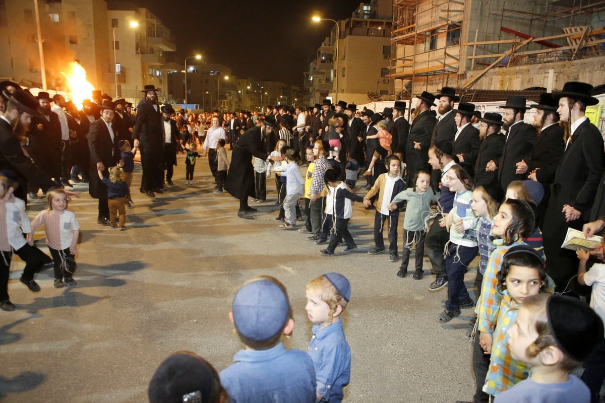 קאמארנא בבית שמש: הרבי קרא 'קוויטלאך' וערך 'טיש'