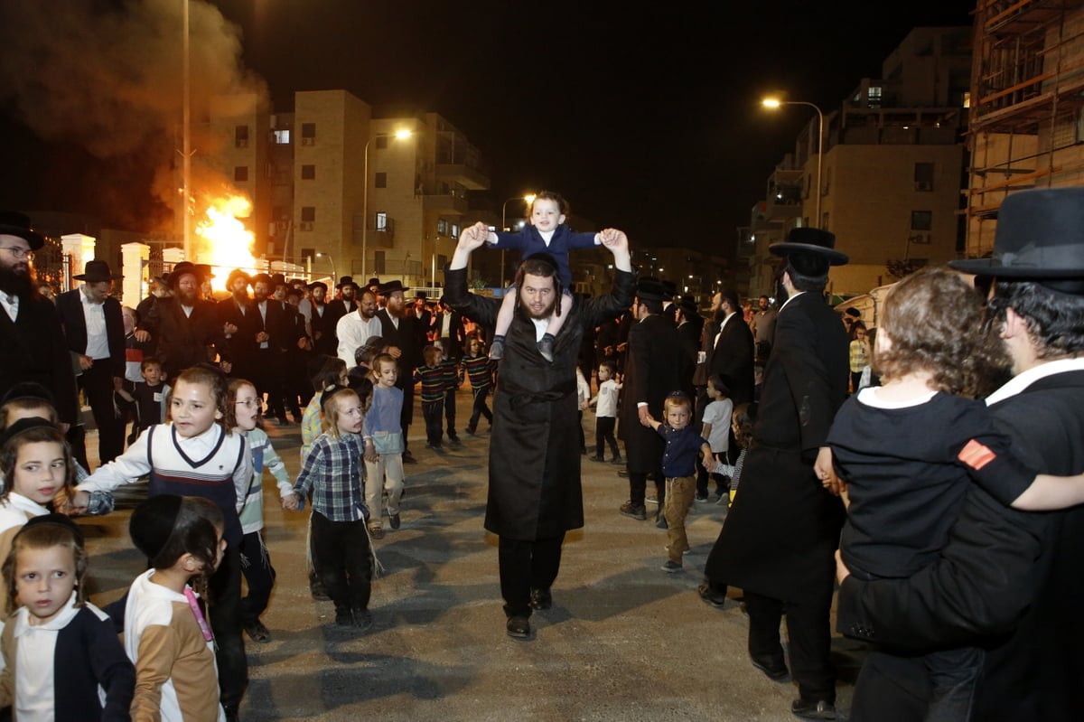 קאמארנא בבית שמש: הרבי קרא 'קוויטלאך' וערך 'טיש'