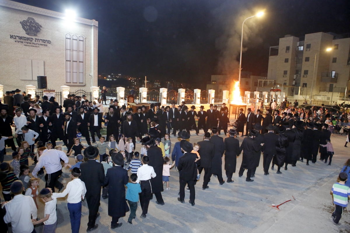 קאמארנא בבית שמש: הרבי קרא 'קוויטלאך' וערך 'טיש'