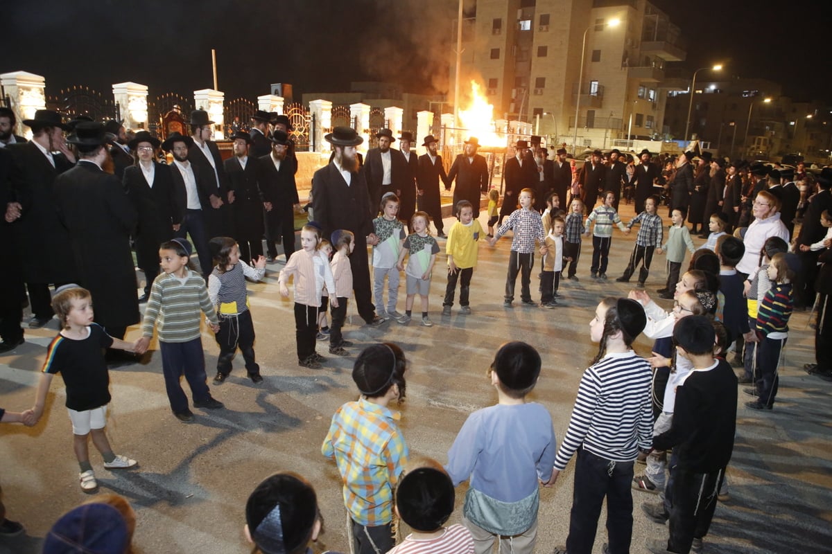 קאמארנא בבית שמש: הרבי קרא 'קוויטלאך' וערך 'טיש'