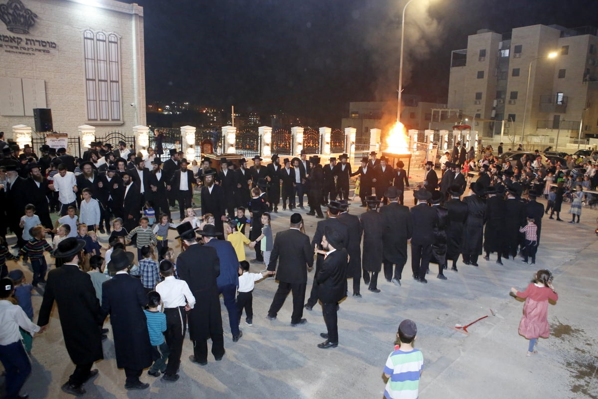 קאמארנא בבית שמש: הרבי קרא 'קוויטלאך' וערך 'טיש'