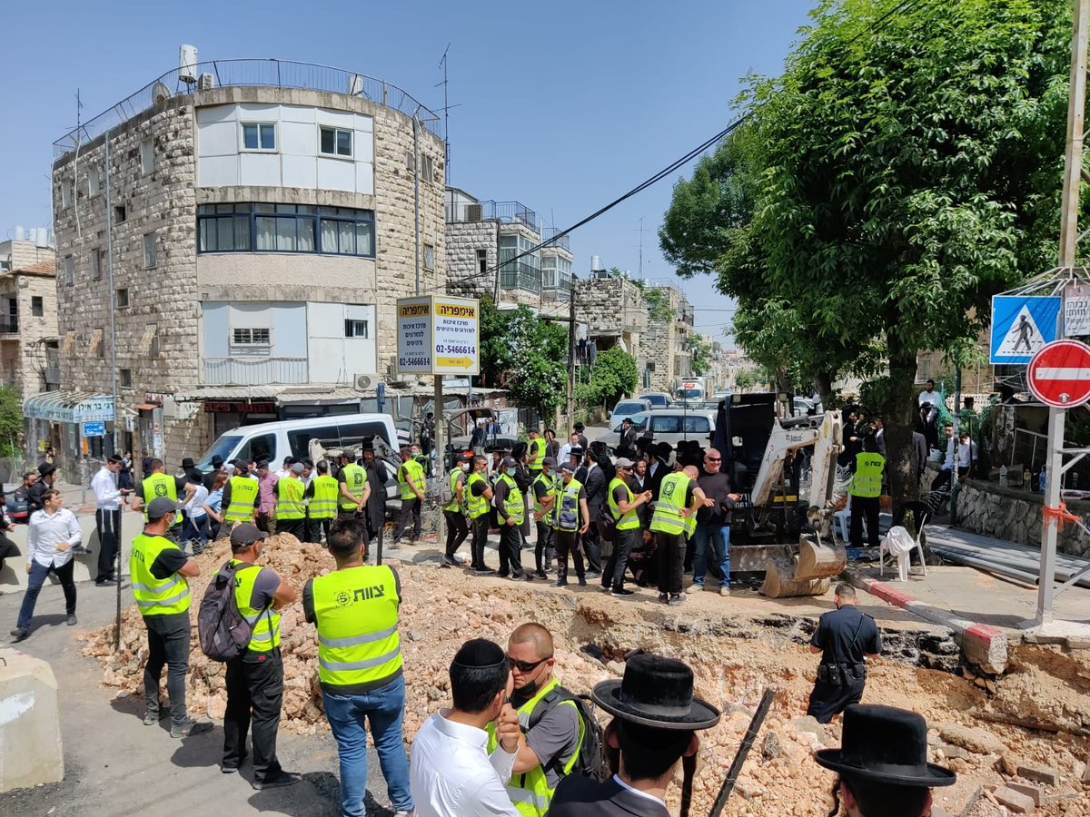 הקיצונים הפגינו נגד הרכבת הקלה: 6 נעצרו