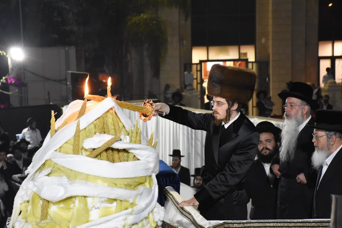 האדמו"ר מסאדיגורה ערך חלאקה לילדי חסידיו